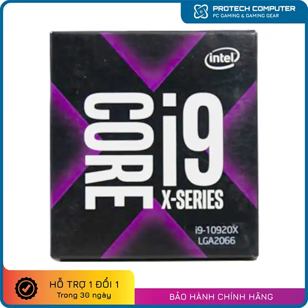 CPU Intel Core i9-10920X (12 Nhân - 24 Luồng, 3.5GHz Turbo Up to 4.6GHz, 19.25MB Cache, 165W - Socket LGA 2066)